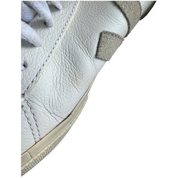 Veja Women's Campo Leather White/Grey Sneakers Shoes, sz 7 - Picture 6 of 12